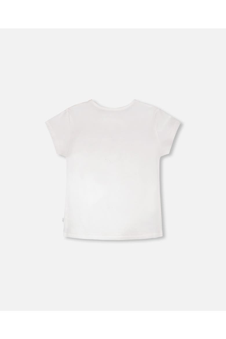 Organic Cotton Jersey Graphic Short Sleeve T-Shirt, Alternate, color, Off-White