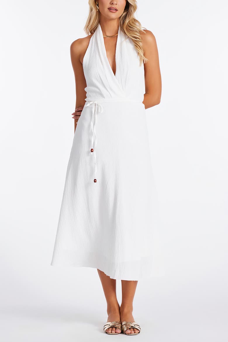Monique Halter Dress, Main, color, Shell