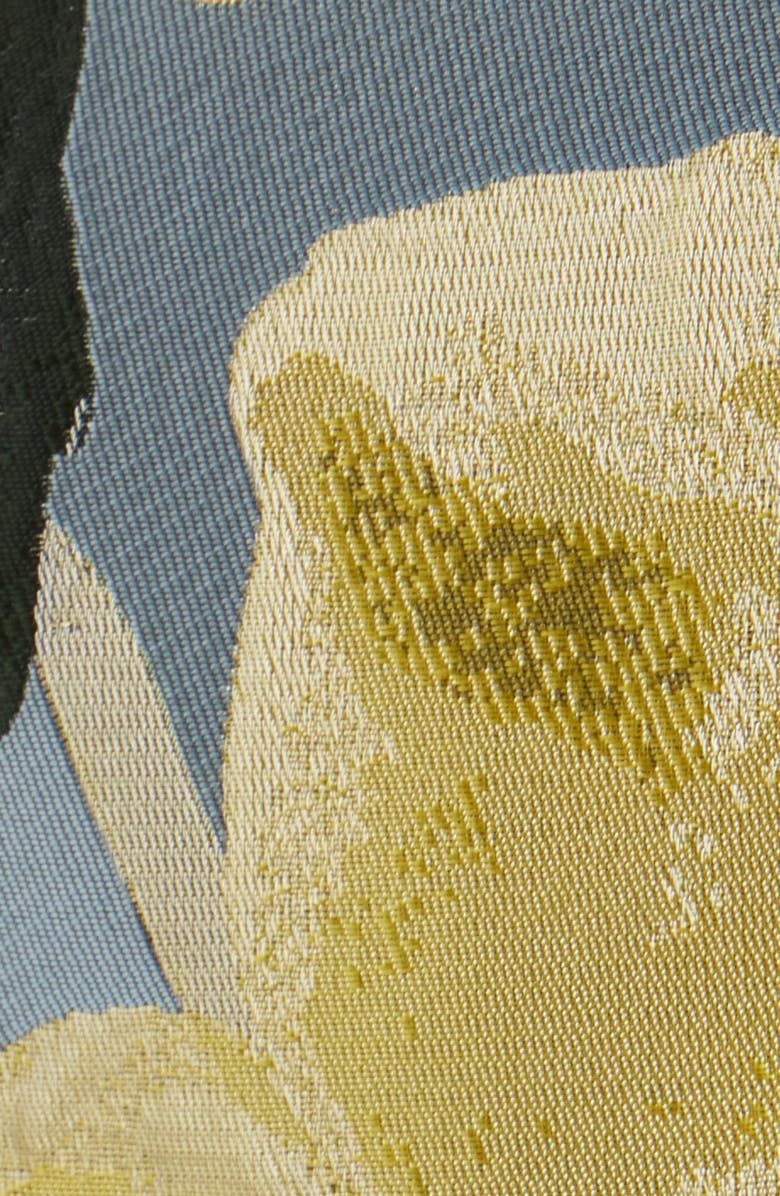 Julia Jordan Floral Jacquard Midi Cocktail Dress, Alternate, color, Blue Multi