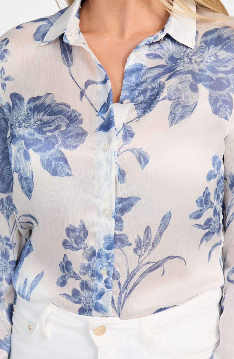 GUESS Clouis Floral Button-Up Shirt, Alternate, color, 