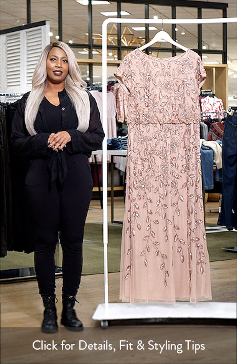 Beaded Blouson Gown, sales video thumbnail