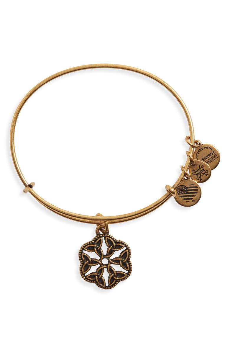 Alex and Ani Endless Knot Bracelet, Main, color, 
