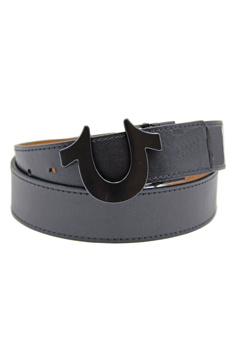 True Religion Dex Reversible Belt, Main, color, Black/ Tan