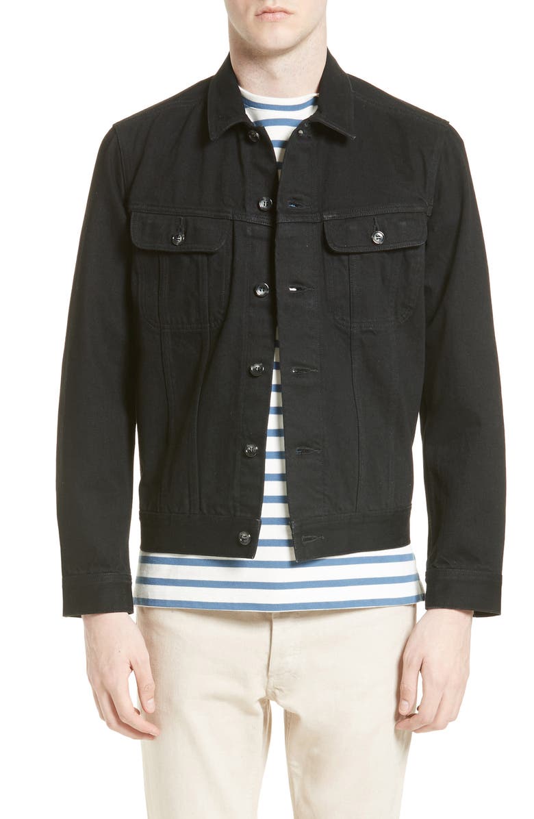 A.P.C. Veste Benjamin Denim Jacket, Main, color, 