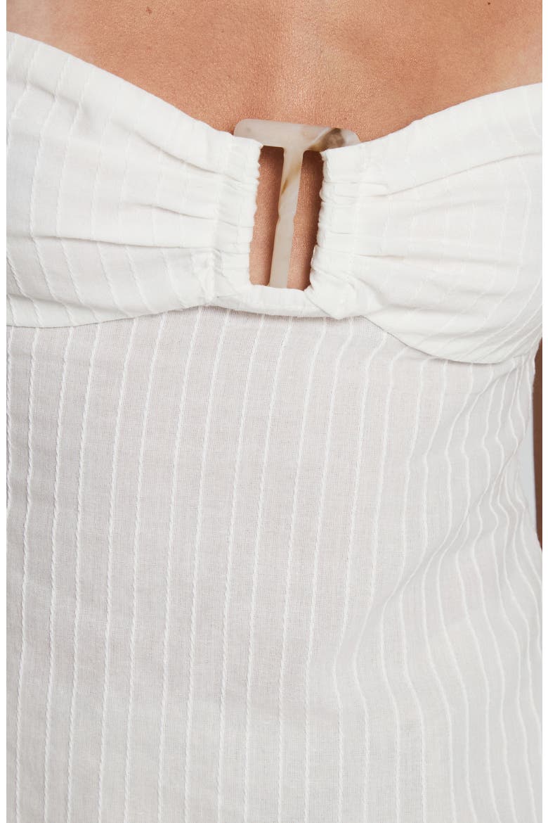 Isabetta Cotton Halter Top, Alternate, color, WHITE