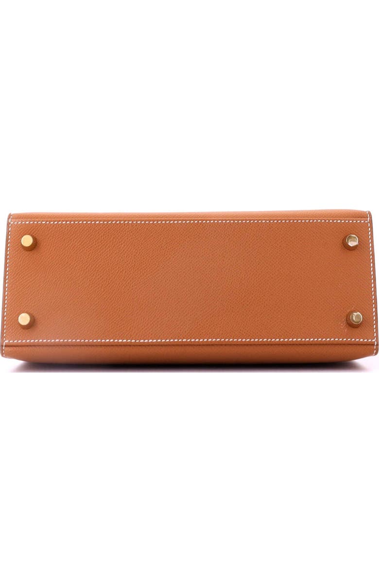 Pre-Owned Hermes Kelly Handbag Brown Epsom with Gold Hardware 25, Alternate, color, Gold
