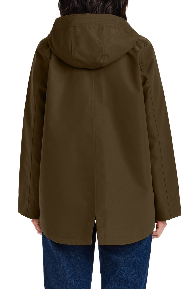 Water Resistant Rain Coat, Alternate, color, OLIVE