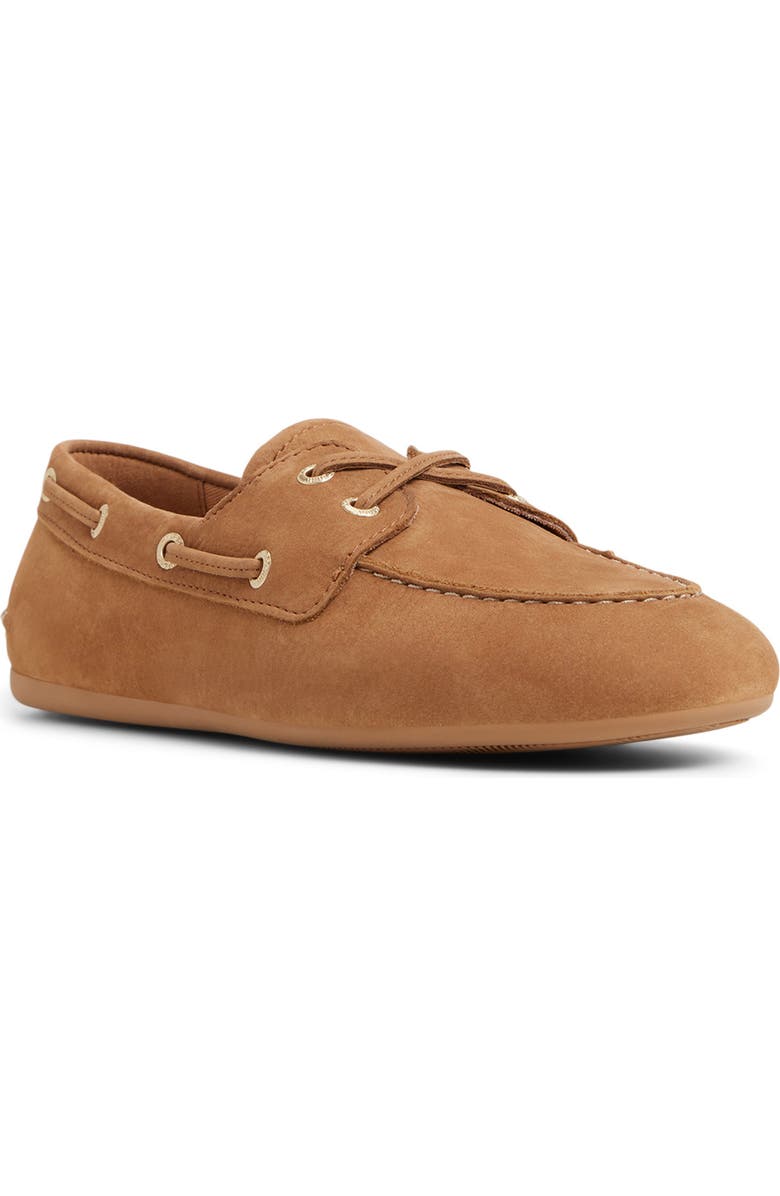 Sperry Slim Boat Shoe, Main, color, Tan Primary
