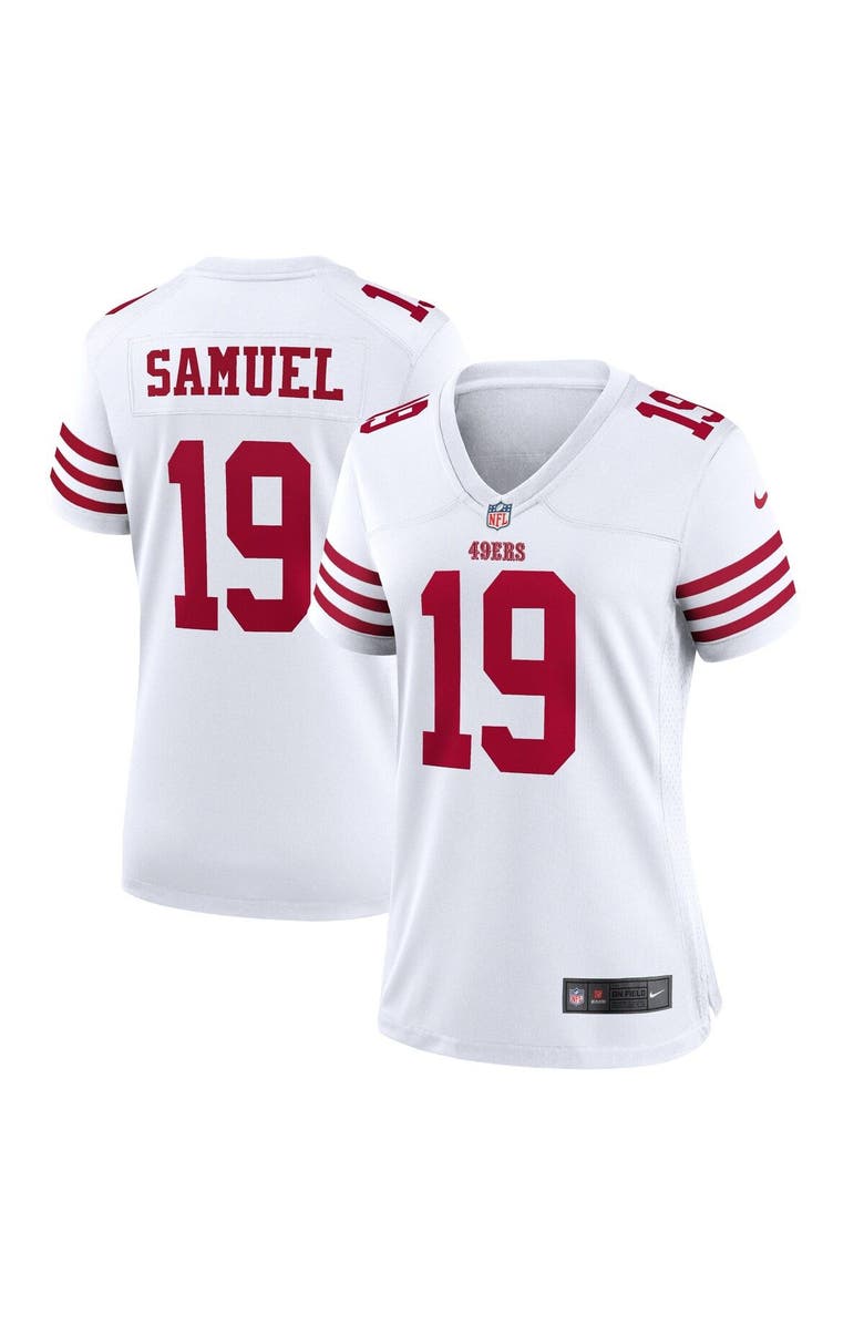 Nike Women's Nike Deebo Samuel White San Francisco 49ers Player Game Jersey, Main, color, 
