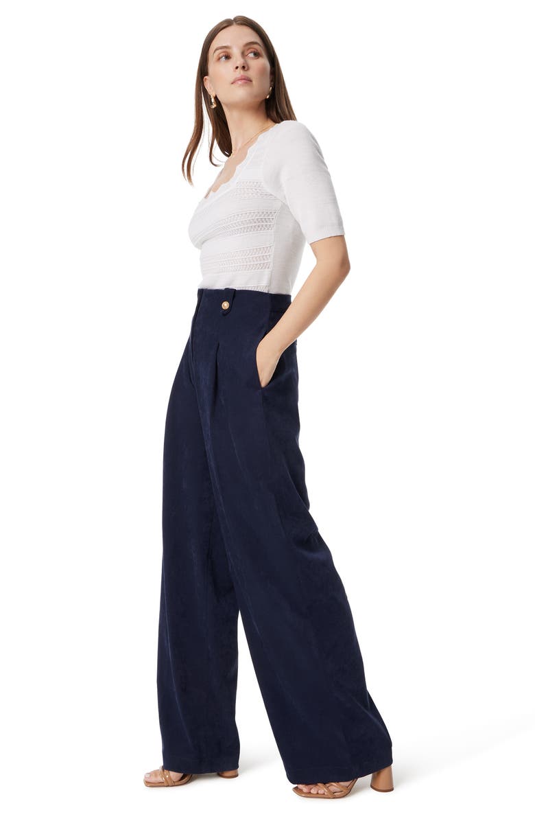 Sam Edelman Lorelai Pleated Wide Leg Pants, Alternate, color,