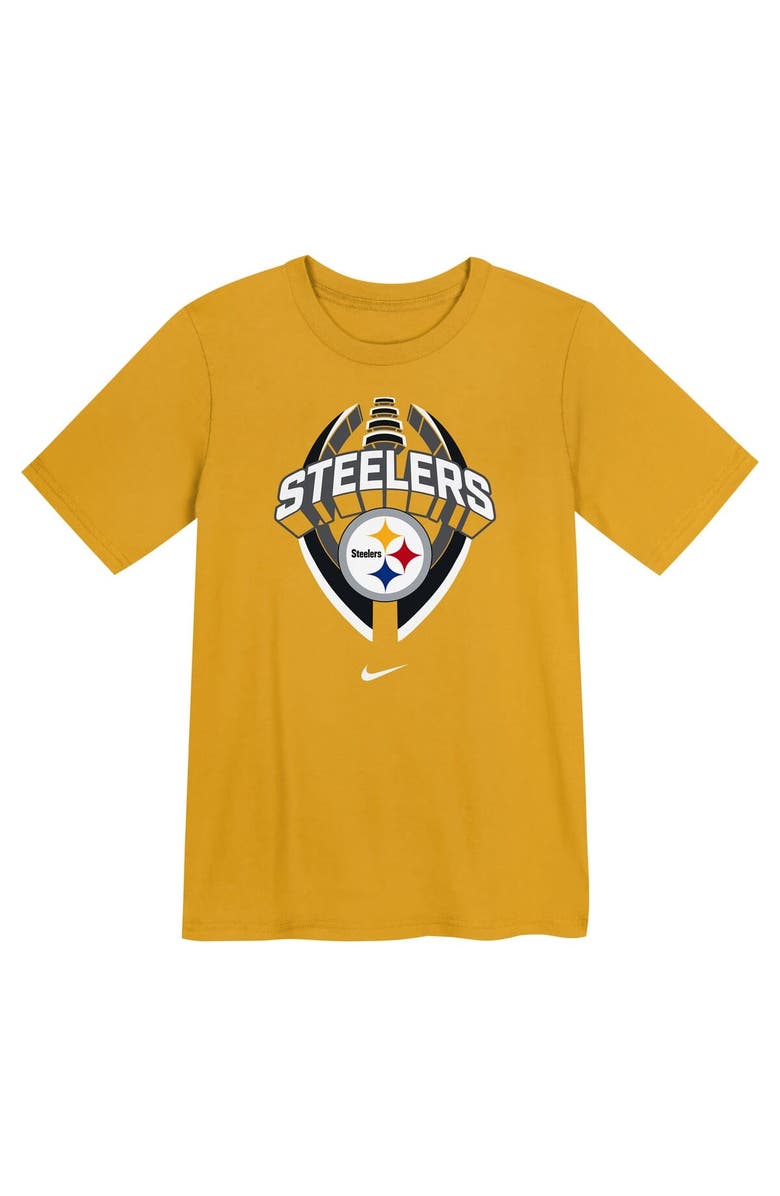 Nike Preschool Nike Gold Pittsburgh Steelers Icon Legend Performance T-Shirt, Alternate, color, 