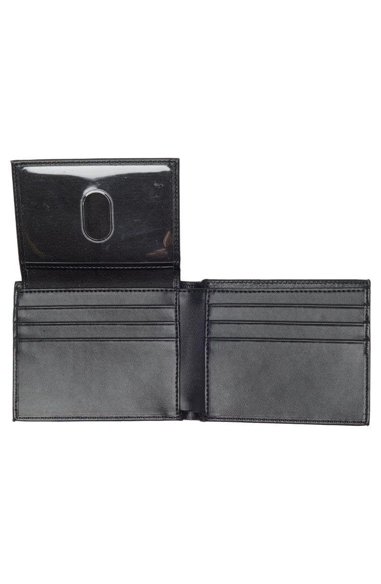 Original Penguin Bifold Leather ID Wallet, Alternate, color, Blk
