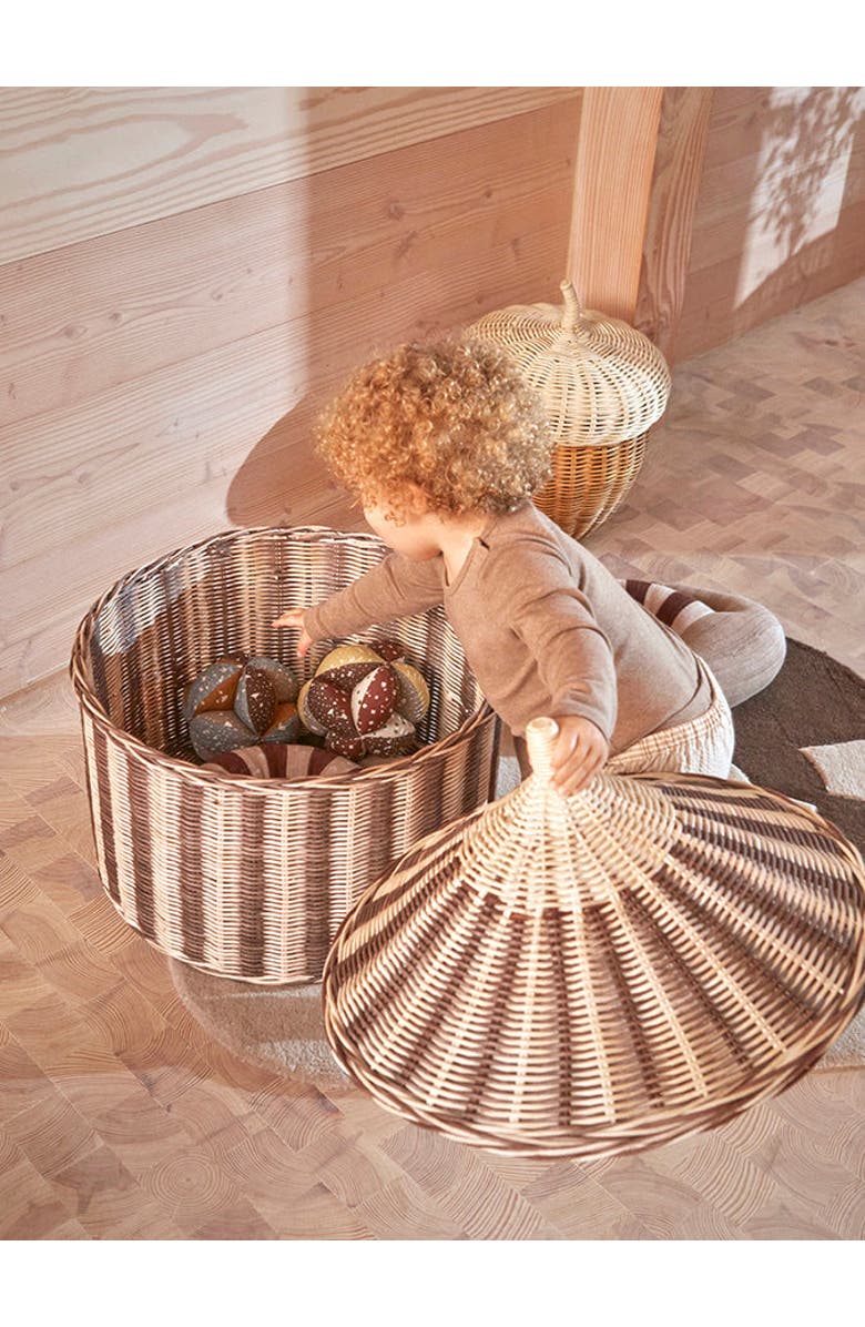 OYOY Aya Puzzle Baby Ball, Alternate, color, Blue