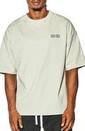 VOUSETI The 00:00 Essentials Oversize Cotton Graphic T-Shirt