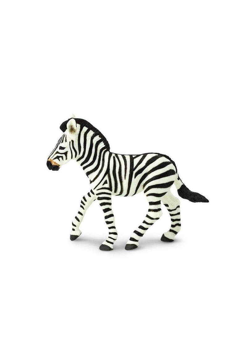 Zebra Foal Kids Toy Figure, Main, color, None