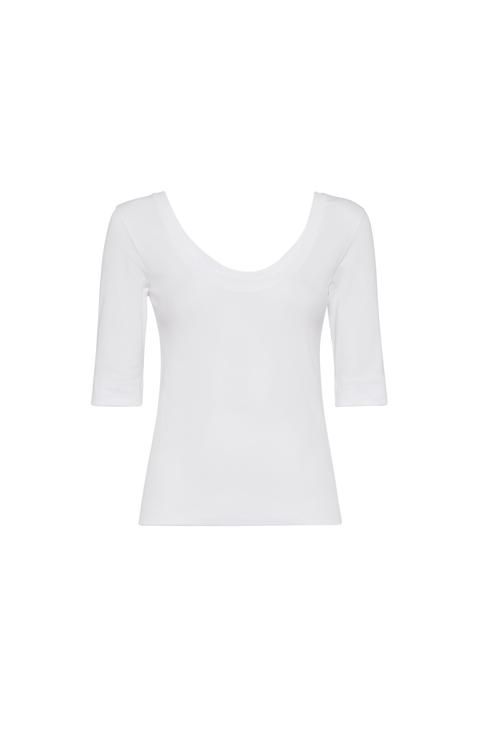 Ribbed jersey T-shirt