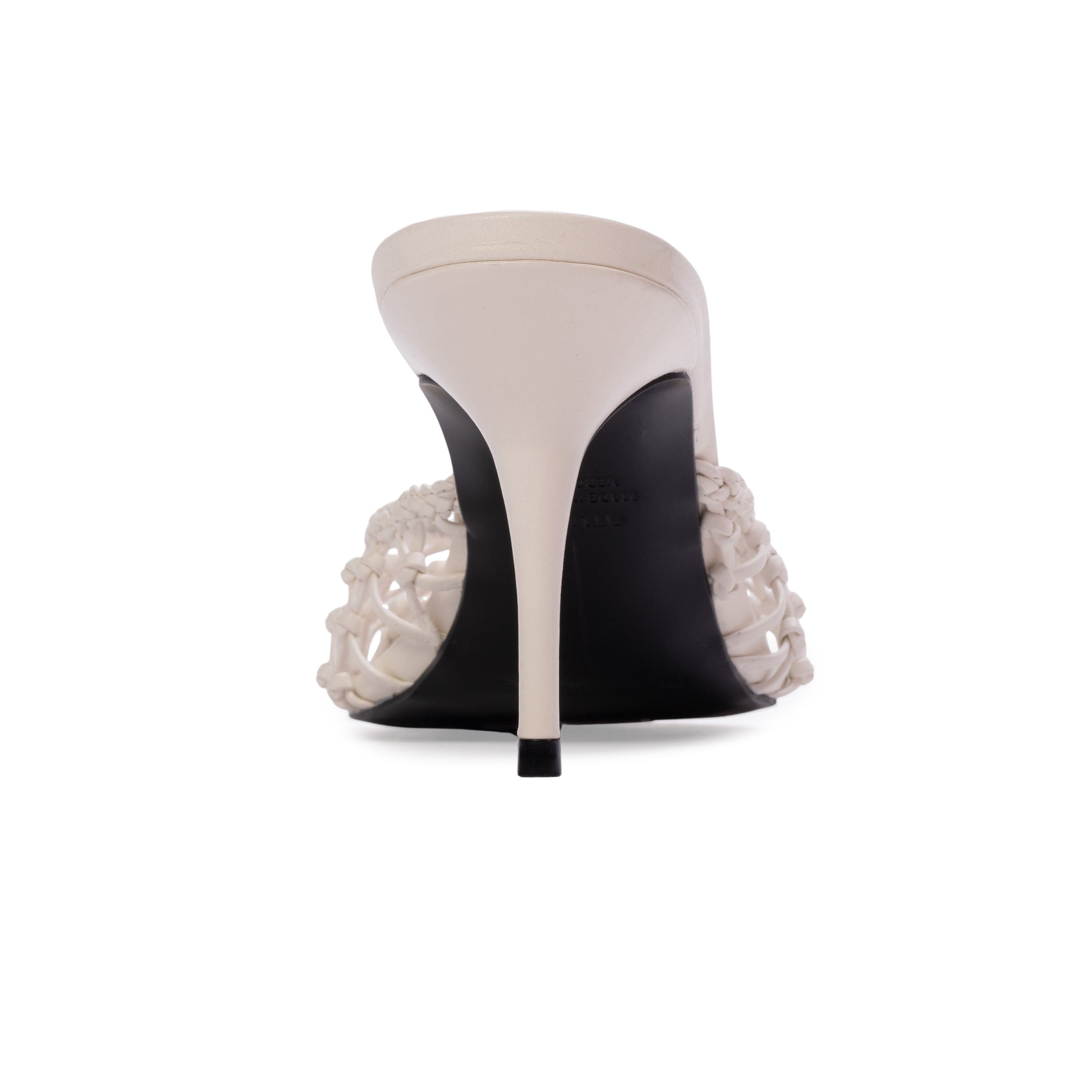 BLACK SUEDE STUDIO Peach 80 Mule, Alternate, color, Coconut Leather