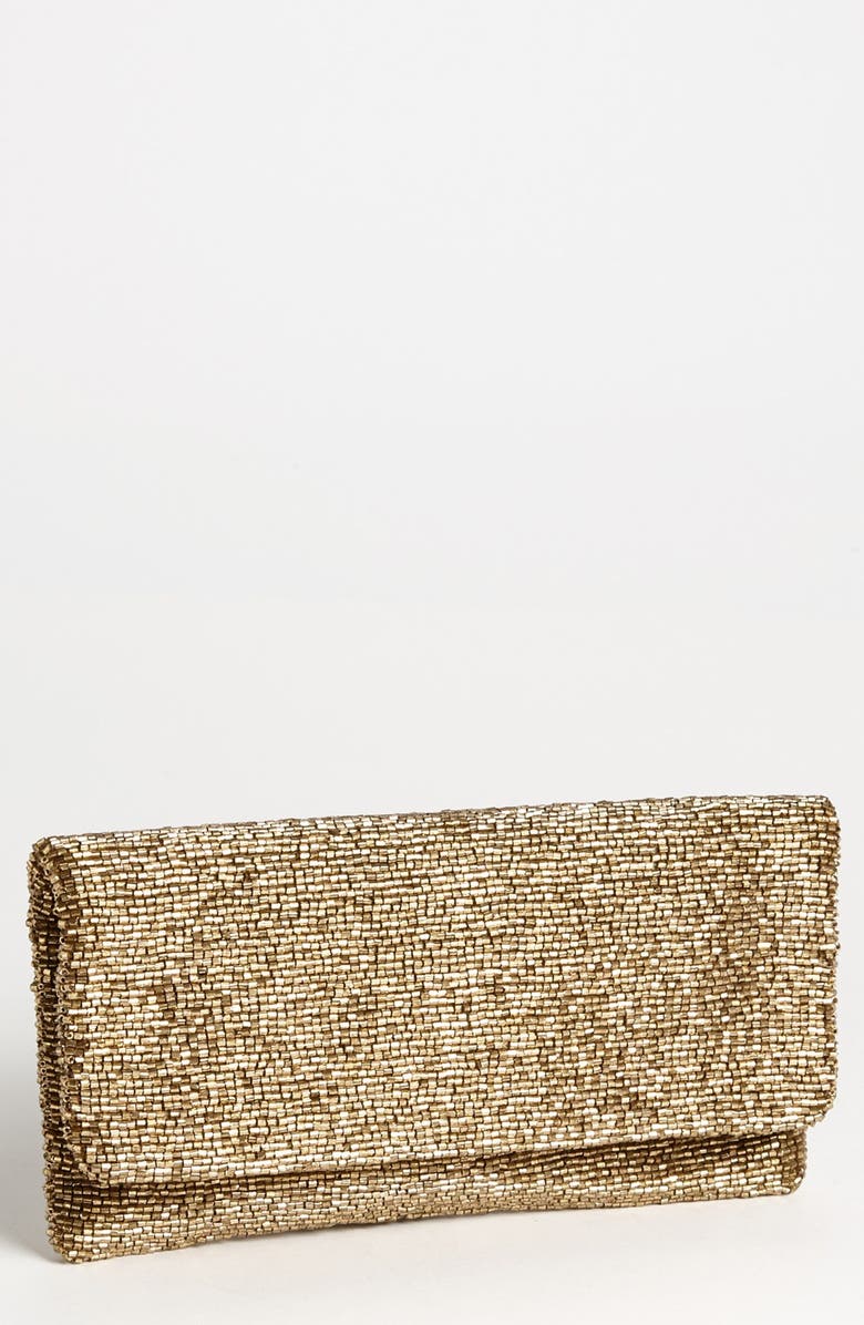 Moyna Beaded Clutch, Main, color,