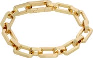AllSaints Hexagon Chain Bracelet