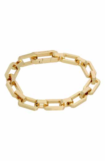 AllSaints Hexagon Chain Bracelet