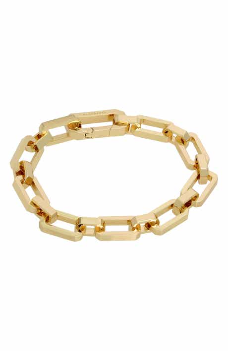 AllSaints Hexagon Chain Bracelet