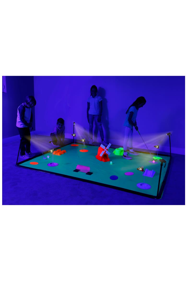 4Fun Cosmic 5-Hole Mini Golf Set, Alternate, color, MULTI