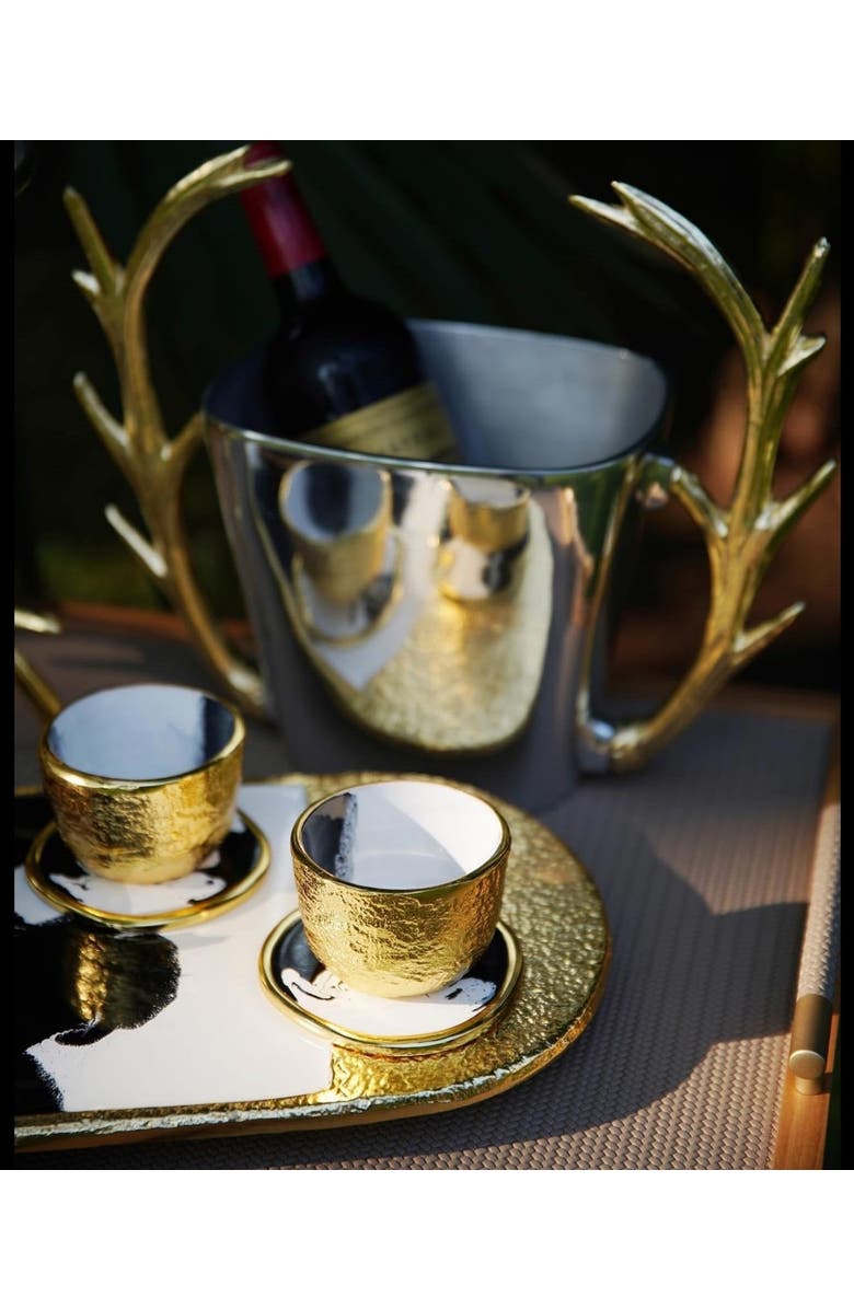 Lunares Bianco Nero Snack Bowl, Alternate, color, White