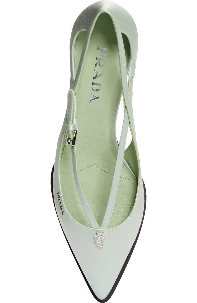 Prada Runway Pointed Toe Pump, Alternate, color,