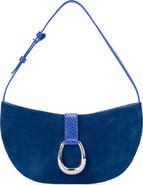 STAUD Harlow Crescent Leather Shoulder Bag