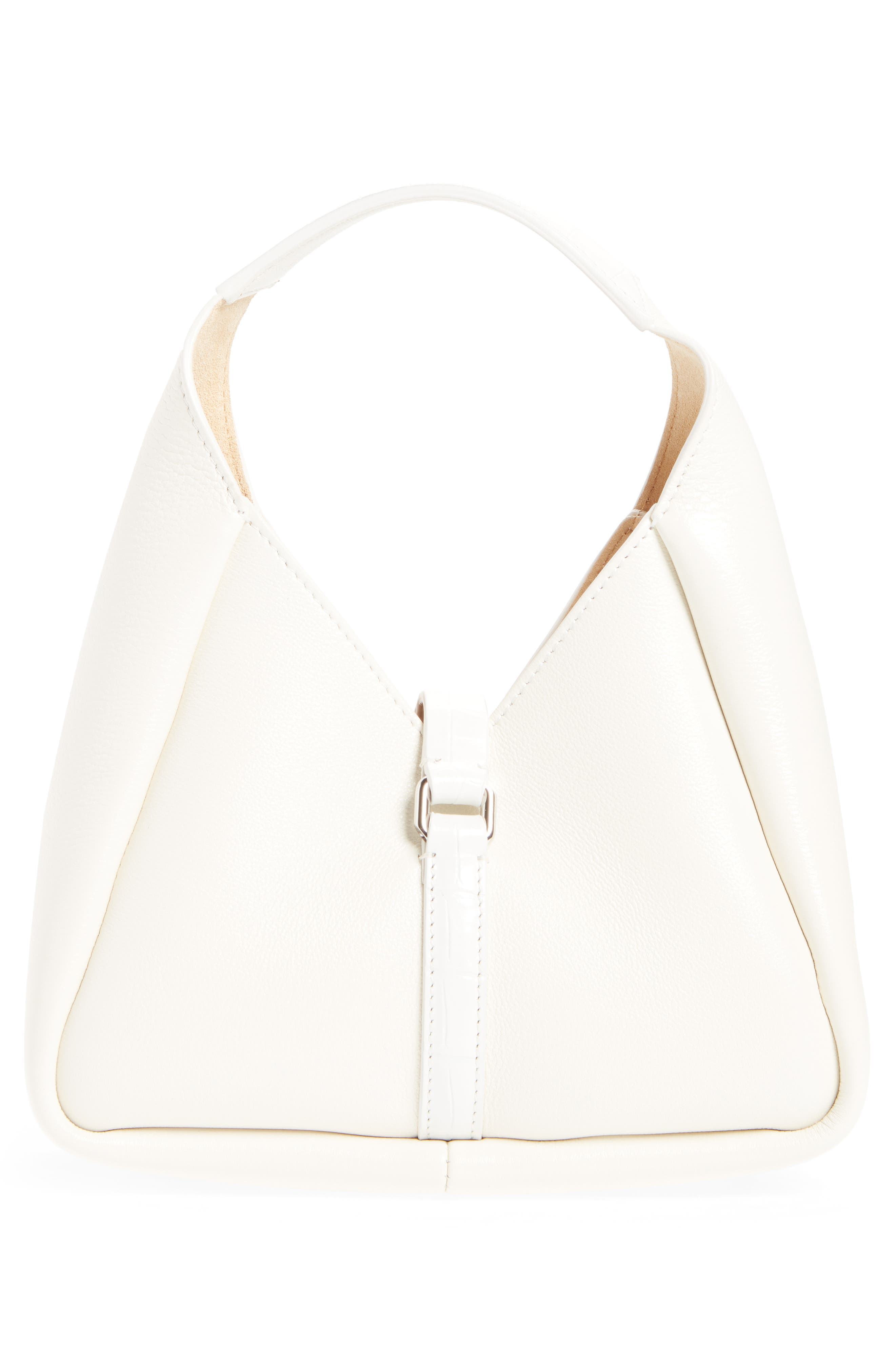 Mini G-Lock Leather Hobo, Alternate, color, IVORY