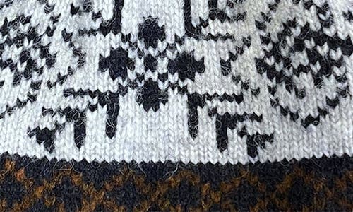 Marcus Adler Fair Isle Knit Beanie In Blue