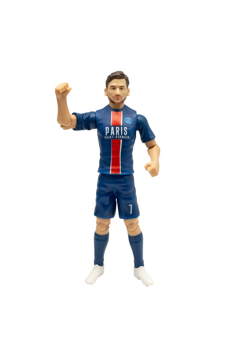 Banbo Toys Sockers Paris Saint-Germain Khvicha Kvaratskhelia 8" Soccer Action Figure, Alternate, color, Blue