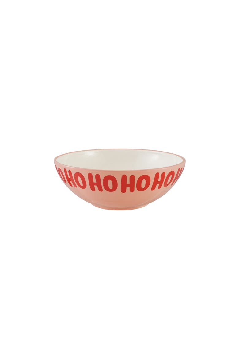 Dolomite Clay Festive Serving Bowl, Main, color, Multicolor