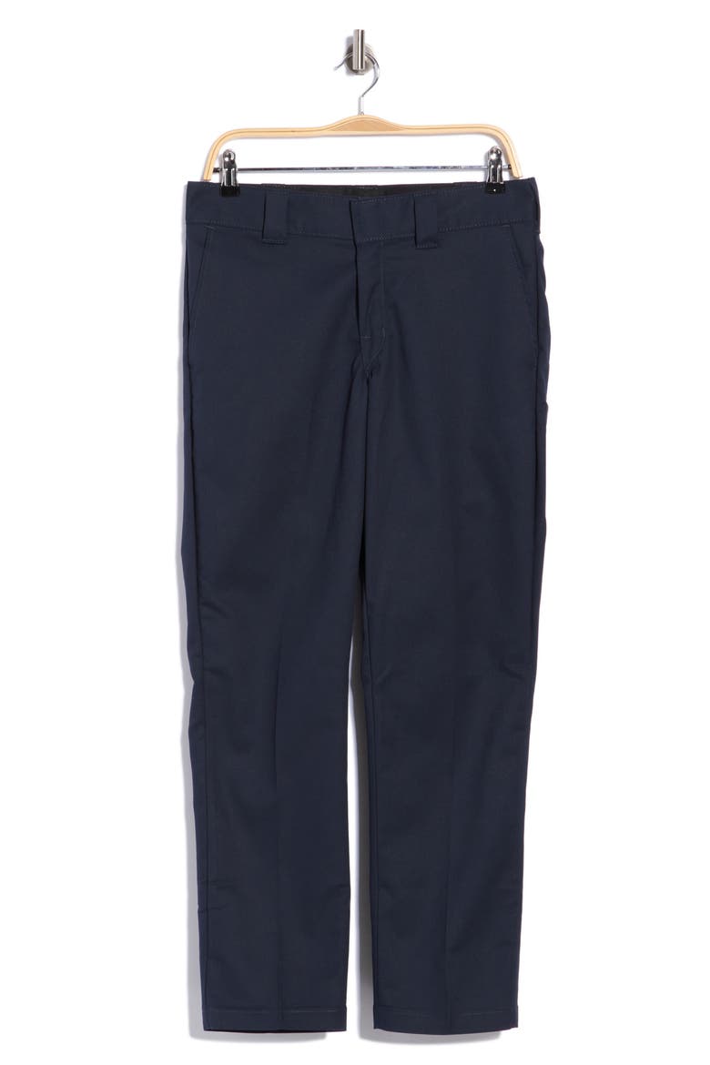 Tillys Flex Twill Slim Tapered Pants, Main, color, DARK NAVY