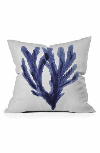 Seaweed Square Throw Pillow