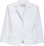 Marni Baby Cotton Poplin Shrunken Blazer