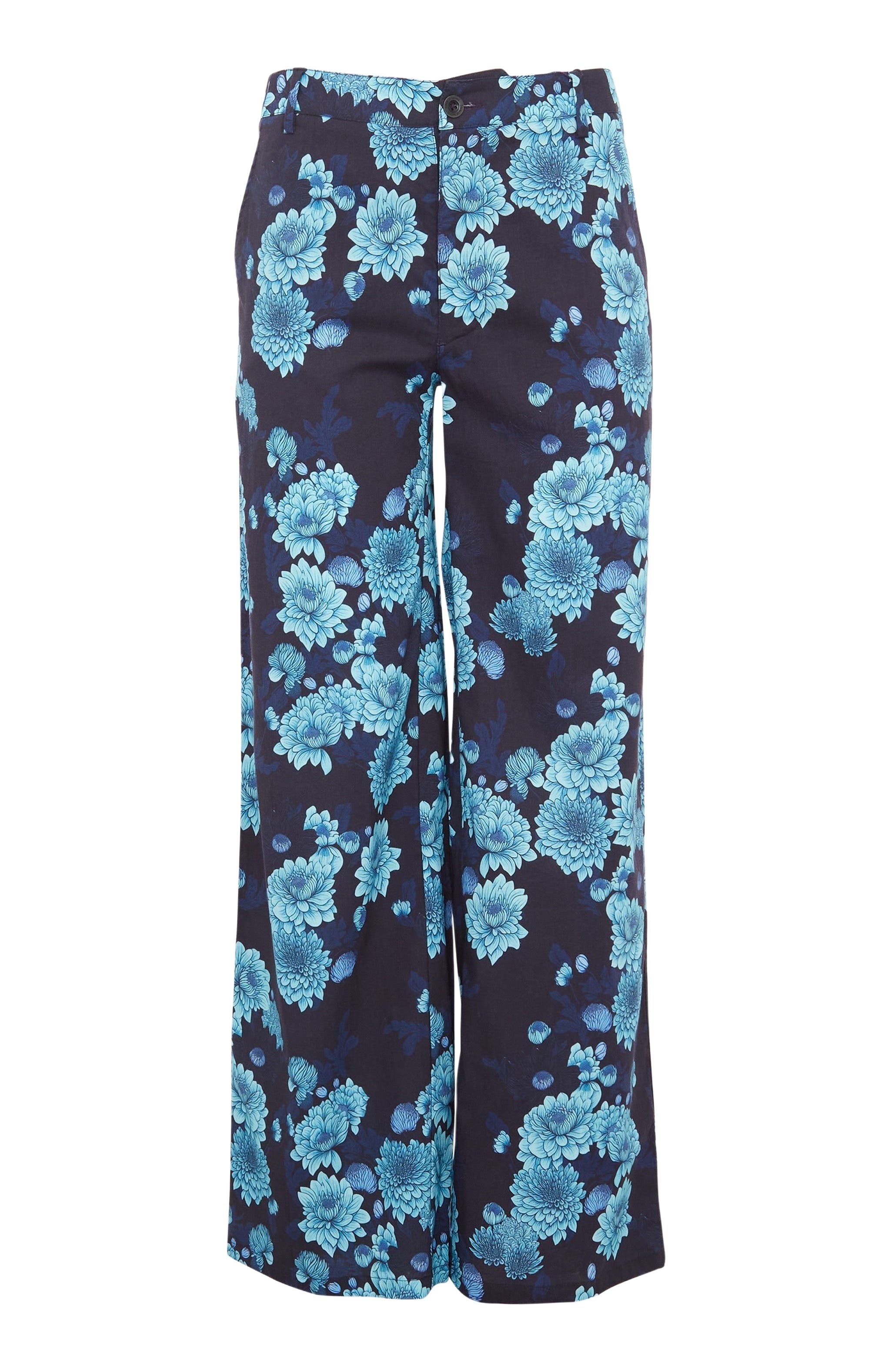 Serious Floral Navy