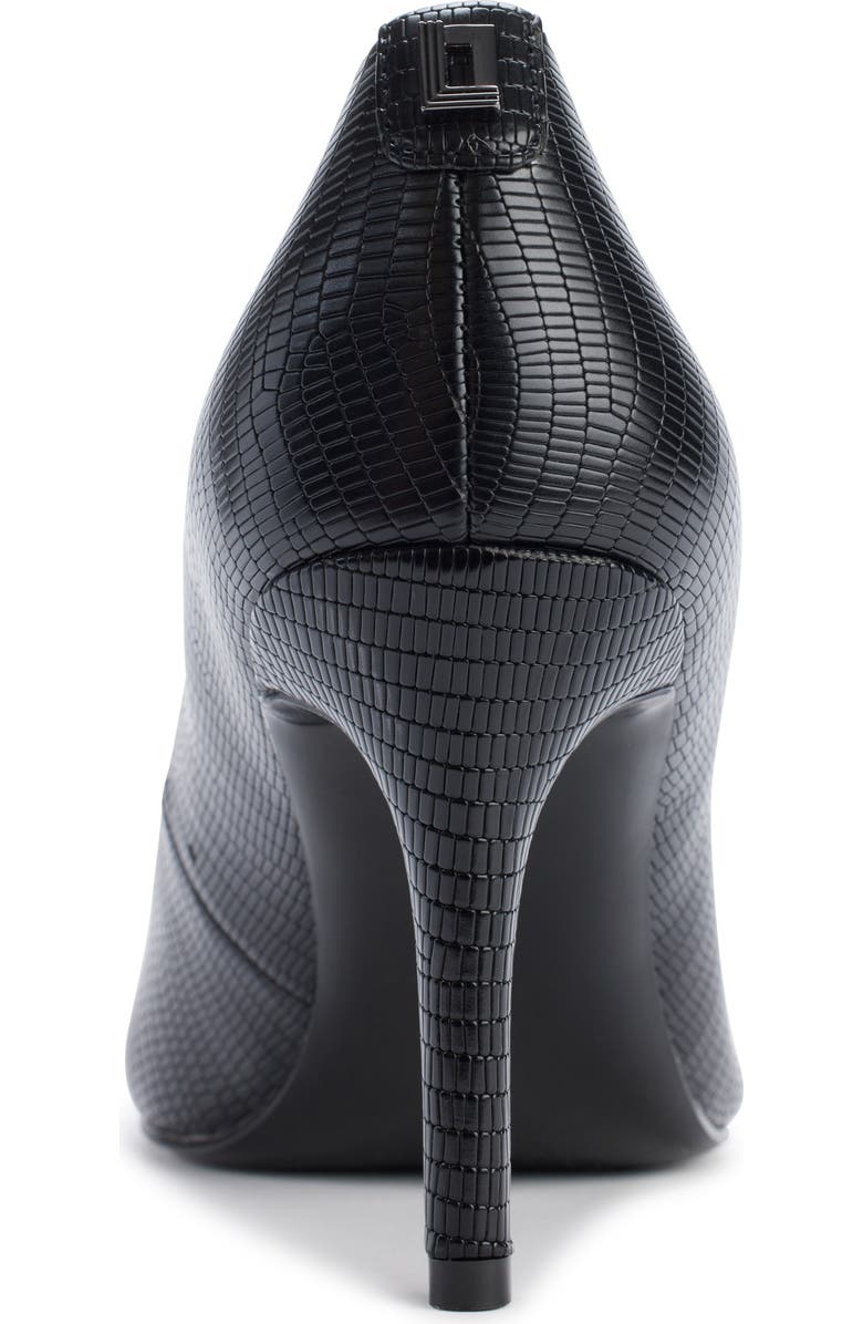 KARL LAGERFELD PARIS Royale Pointed Toe Pump, Alternate, color, Black