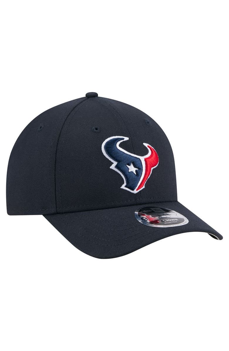 New Era Men's New Era Navy Houston Texans Team Collection 9FORTY M-Crown Adjustable Hat, Alternate, color,