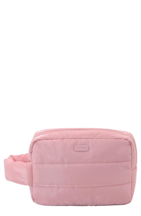 Ellie Quilted Cosmetic Bag