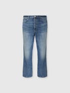 Missoni Five-pocket Cotton Denim Trousers With Zigzag Embroidery