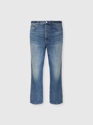 Missoni Five-pocket Cotton Denim Trousers With Zigzag Embroidery