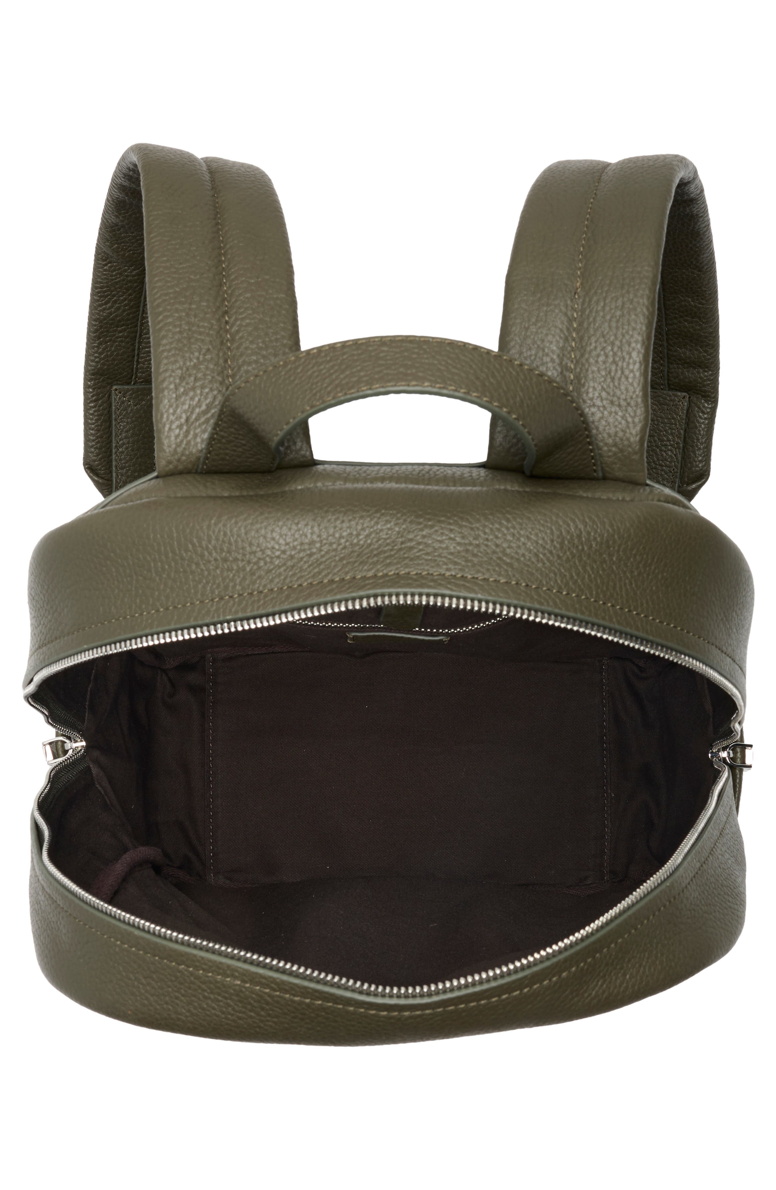 Vince Valmor Leather Backpack, Alternate, color, Driver Green