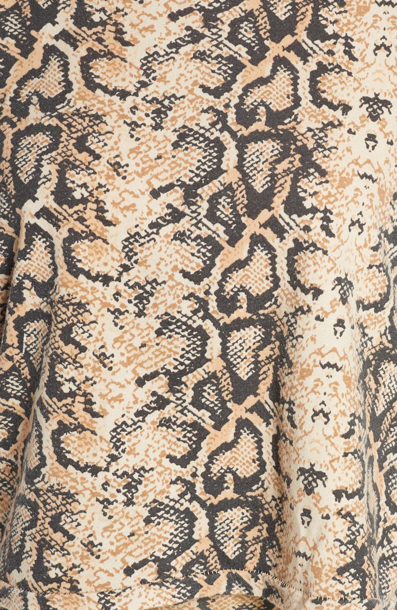 Ragdoll Python Print Crop Tee, Alternate, color,