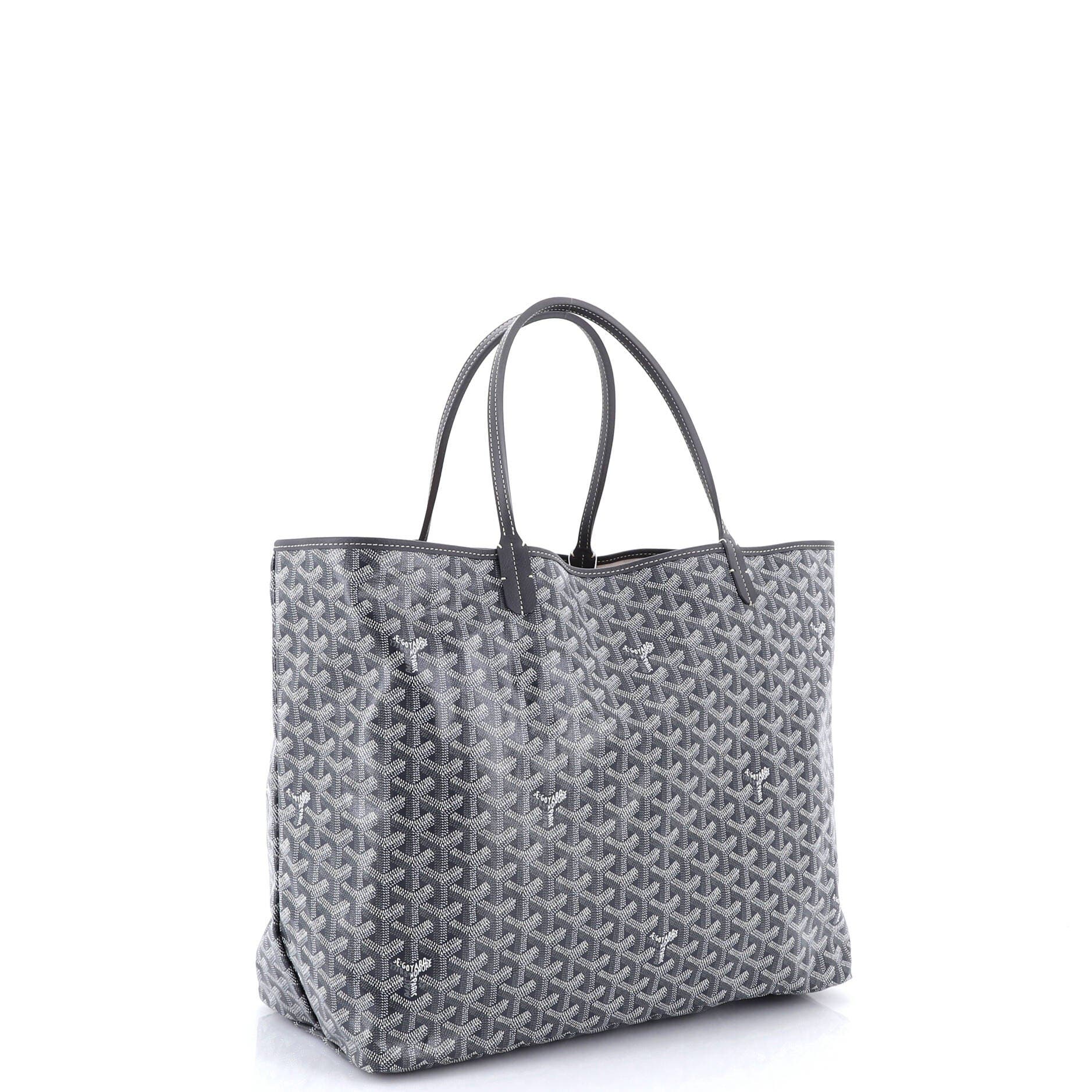 Pre-Owned Goyard Saint Louis Tote Coated Canvas GM, Alternate, color, Gray