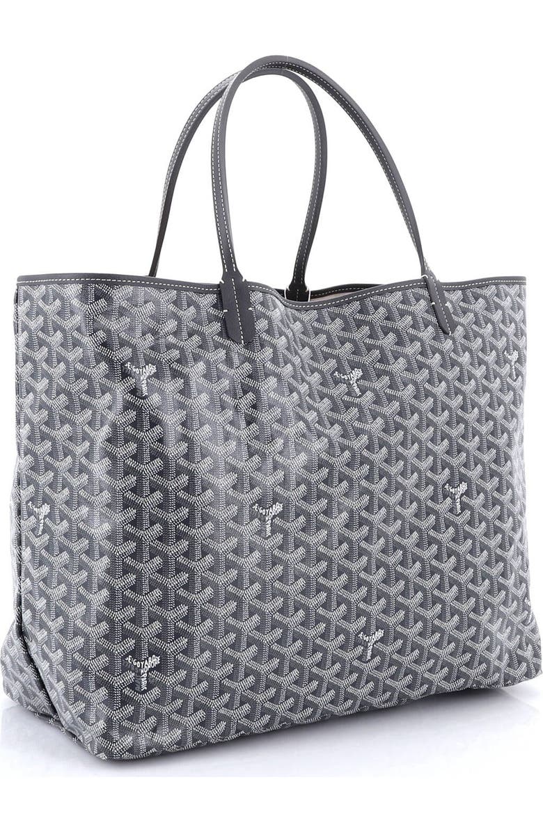 Pre-Owned Goyard Saint Louis Tote Coated Canvas GM, Alternate, color, Gray