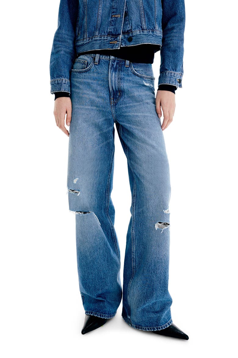 Ava Ultra High Rise Wide Leg Jeans, Alternate, color, Denim blue