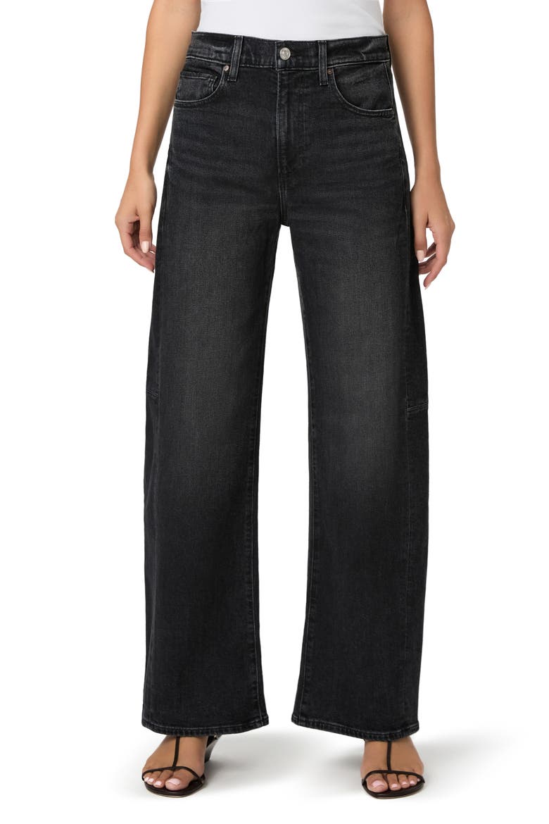 Arellia High Waist Skimmer Barrel Jeans, Main, color, OSCURA