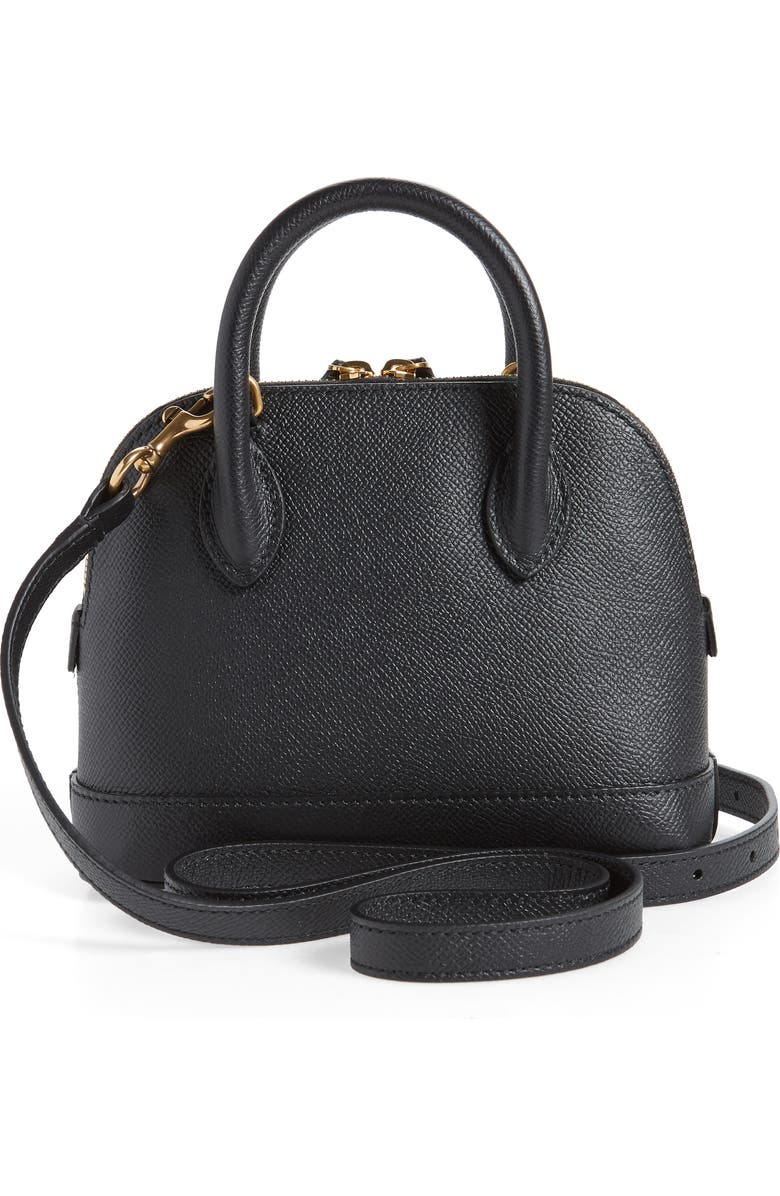 Balenciaga Extra Extra Small Ville Calfskin Top Handle Dome Satchel, Alternate, color,