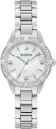 BULOVA Sutton Mother-of-Pearl & Diamond Bracelet Watch, 28mm